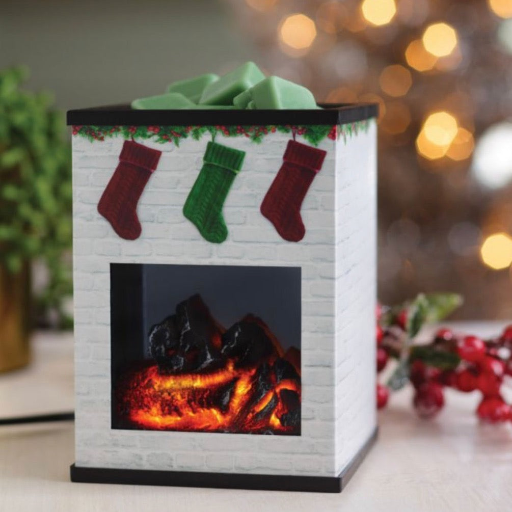 Holiday Fireside Wax Melt Warmer